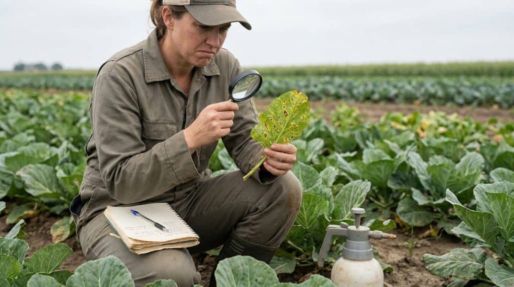 traitement phytosanitaire raisonné après diagnostic d’une culture